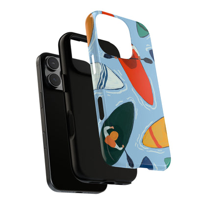 Kayak Phone Case - Tough Cases for Outdoor Enthusiasts, Birthday Gifts, Adventure Gear, Kayaking Accessories, Nature Lover Decor, Artsy Phone Cases