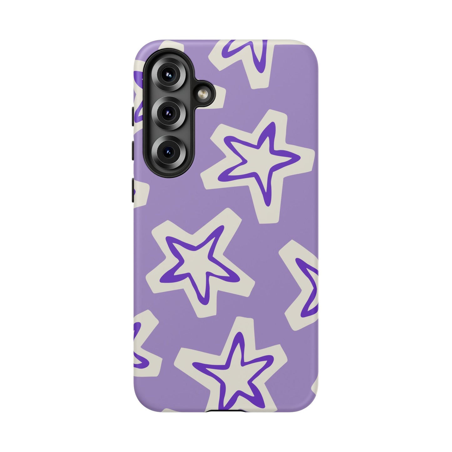 Starry Pattern Phone Case, Cute Star Design, Tough Phone Cover, Gifts for Her, Stylish Phone Accessory