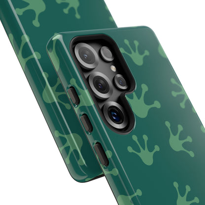 Frog Print Phone Case, Nature Lover Gift, Eco-Friendly Cover, Fun Green Design, Unique Frog Accessories