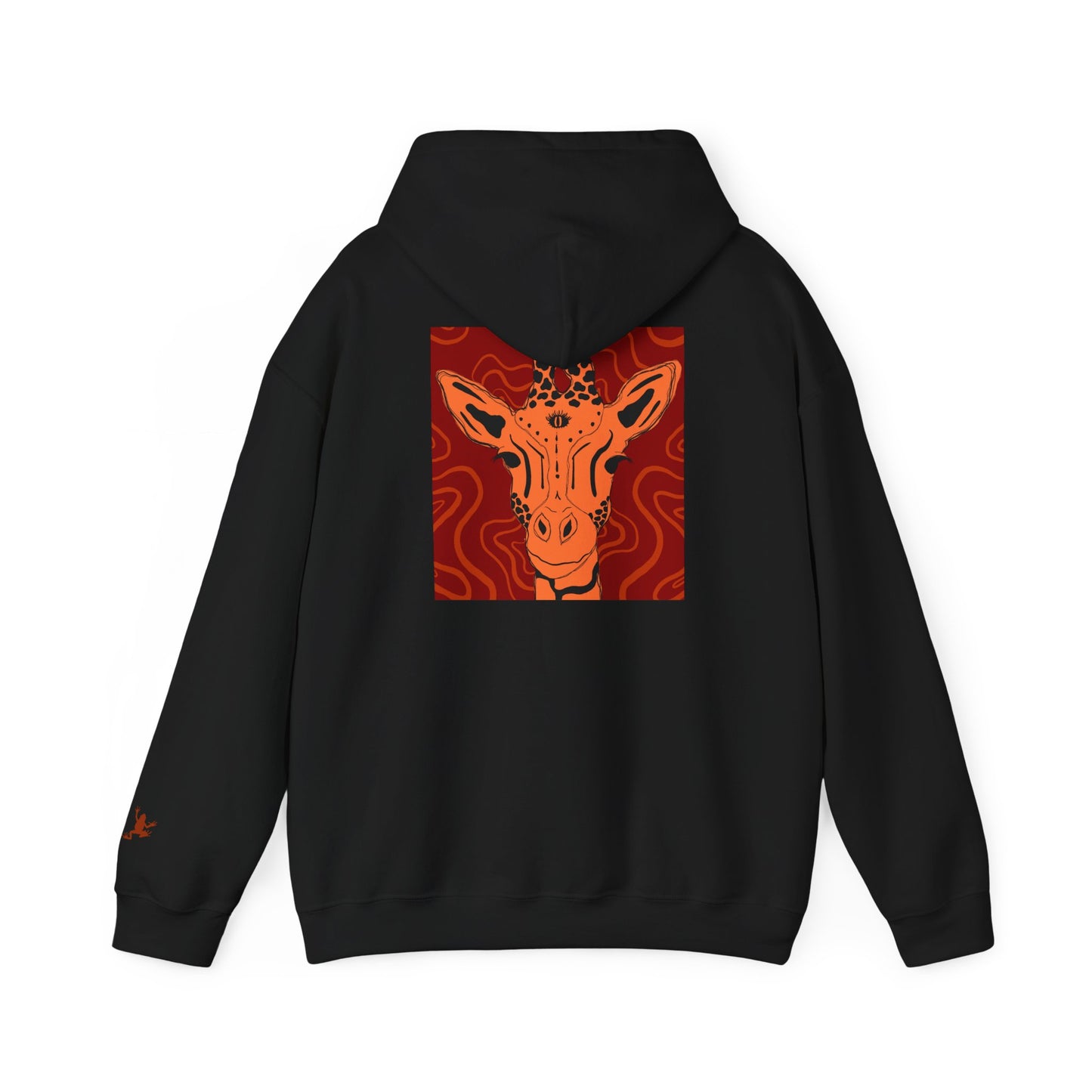 Artistic Giraffe Hoodie - Cozy Unisex Sweatshirt for Animal Lovers, Unique Gift for Birthdays, Holidays, & Casual Wear