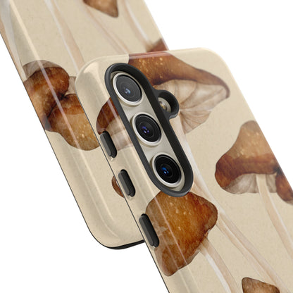 Mushroom Phone Case - Nature Lover, Eco-Friendly Gift, Cute Cell Phone Cover, Aesthetic Tech Accessory, Unique Fall Decor, Artsy Phone Cases, Cute, Gift for Her, Nature-inspired Designs, Durable Cases