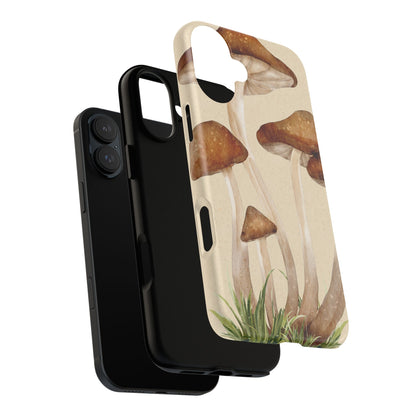 Mushroom Phone Case - Nature Lover, Eco-Friendly Gift, Cute Cell Phone Cover, Aesthetic Tech Accessory, Unique Fall Decor, Artsy Phone Cases, Cute, Gift for Her, Nature-inspired Designs, Durable Cases
