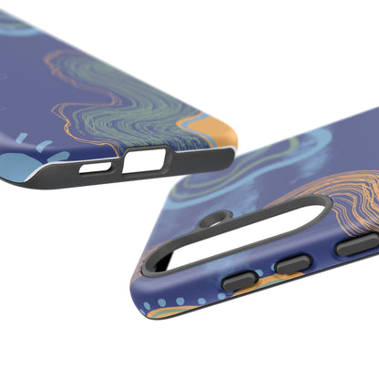 Artistic Phone Case, Abstract Phone Cover, Gift for Her, Modern Design, Boho Phone Case, Unique Phone Accessories