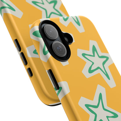 Retro Star Pattern Phone Case | Tough Cases, Colorful Cover for Phones, Phone Accessories, Gift for Her, Trendy Cases