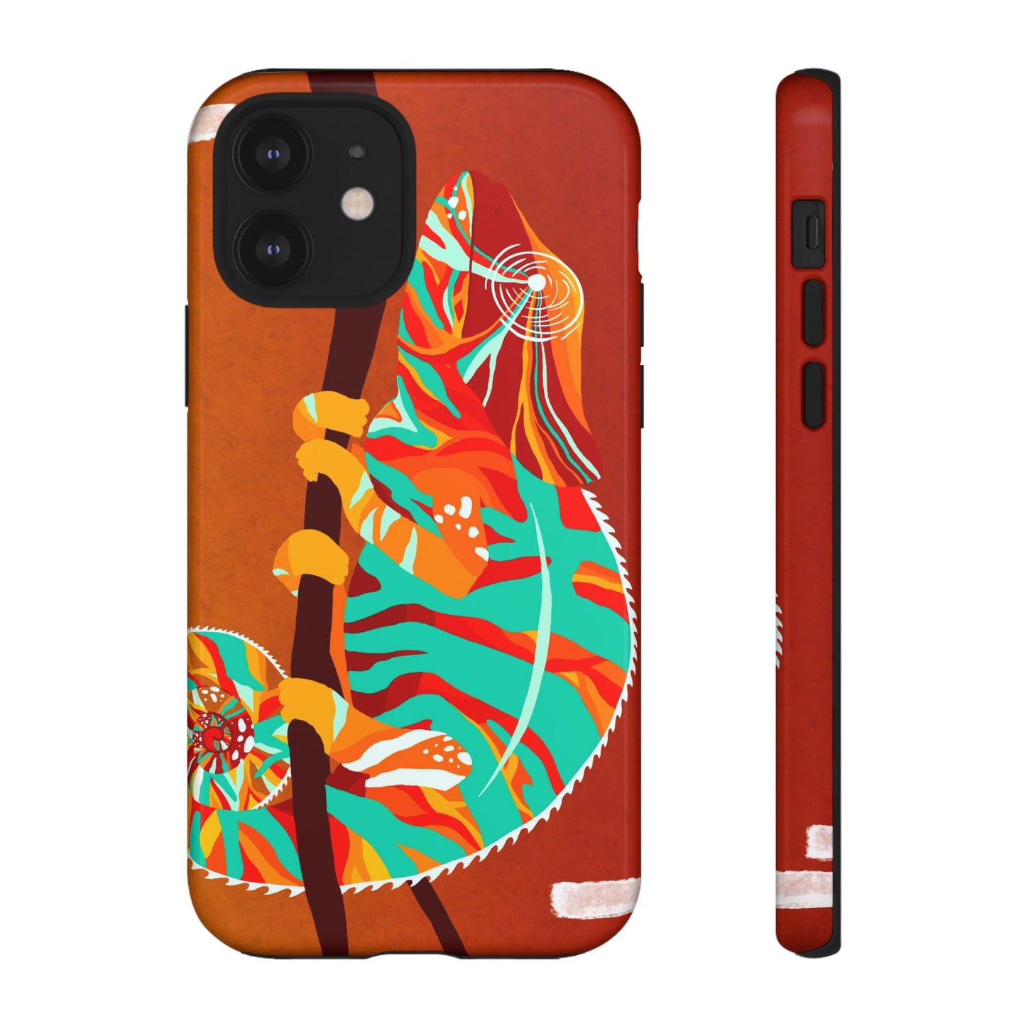 Chameleon Phone Case - Vibrant Artistic Design, Tough Cases for Animal Lovers, Unique Gift, Eco-Friendly Protection