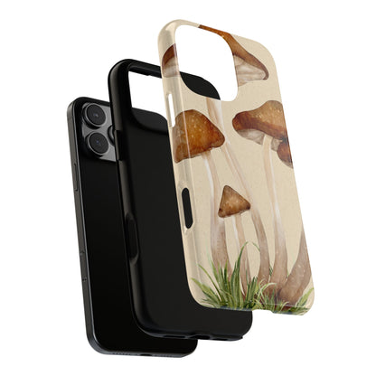 Mushroom Phone Case - Nature Lover, Eco-Friendly Gift, Cute Cell Phone Cover, Aesthetic Tech Accessory, Unique Fall Decor, Artsy Phone Cases, Cute, Gift for Her, Nature-inspired Designs, Durable Cases