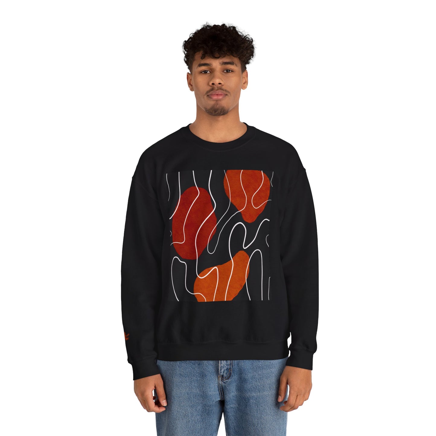 Abstract Modern Crewneck Sweatshirt, Cozy Casual Wear, Gift for Art Lovers, Stylish Layering, Perfect for Fall/Winter, Unique Graphic [...]