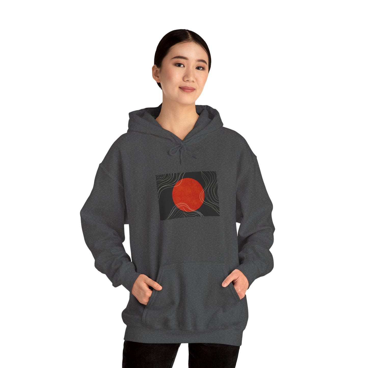 Minimalist Graphic Hoodie for Comfort, Cozy Sweatshirt for Everyday Wear, Trendy Hooded Pullover, Casual Gift for Friends