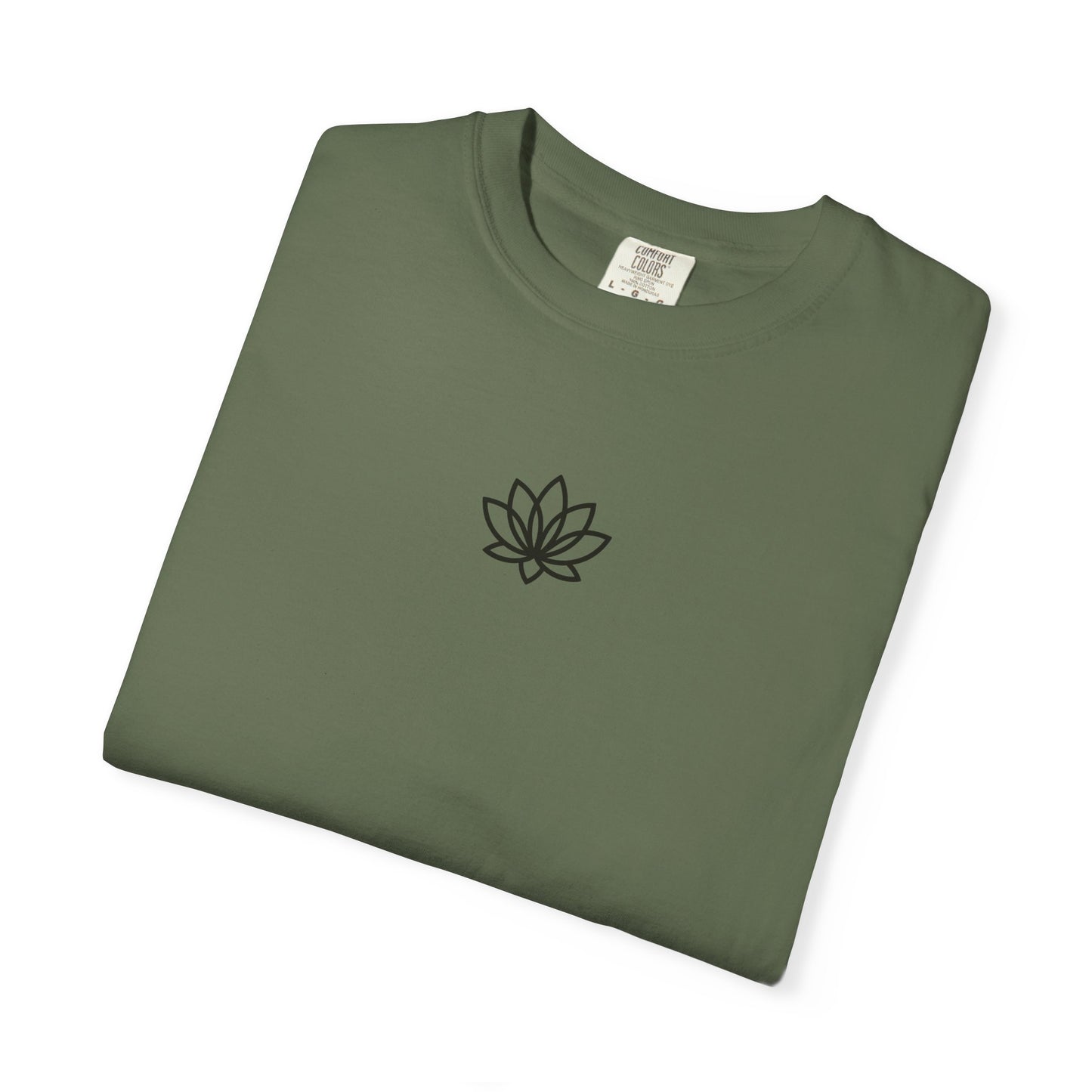 Lotus Bloom Unisex T-shirt, Soft Cotton Tee, Spiritual Gift, Meditation Wear, Casual Daily Outfit, Nature Lover Apparel