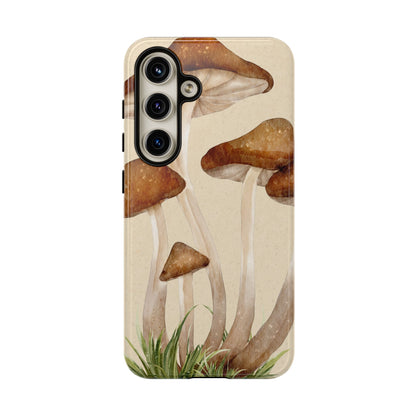 Mushroom Phone Case - Nature Lover, Eco-Friendly Gift, Cute Cell Phone Cover, Aesthetic Tech Accessory, Unique Fall Decor, Artsy Phone Cases, Cute, Gift for Her, Nature-inspired Designs, Durable Cases