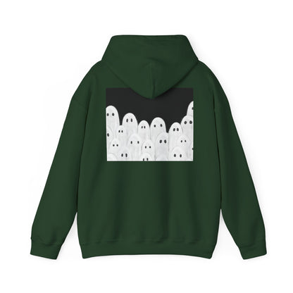 Painted Ghosts Pullover | Halloween Ghost Hoodie, Unisex Boo Sweatshirt, Spooky Gift for Fall, Cozy Halloween Apparel, Ghost Lover Hoodie, Perfect for Spooky Season