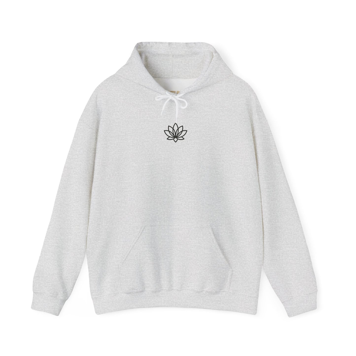 Lotus Flower Unisex Hoodie: Cozy Sweatshirt, Gift for Yoga Lovers, Meditation Apparel, Casual Streetwear, Nature-Inspired Wear, Artsy Collage, Cool Crewnecks