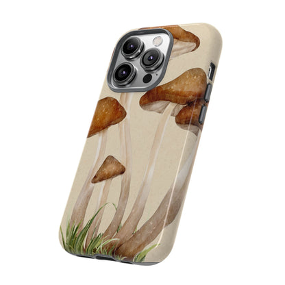 Mushroom Phone Case - Nature Lover, Eco-Friendly Gift, Cute Cell Phone Cover, Aesthetic Tech Accessory, Unique Fall Decor, Artsy Phone Cases, Cute, Gift for Her, Nature-inspired Designs, Durable Cases
