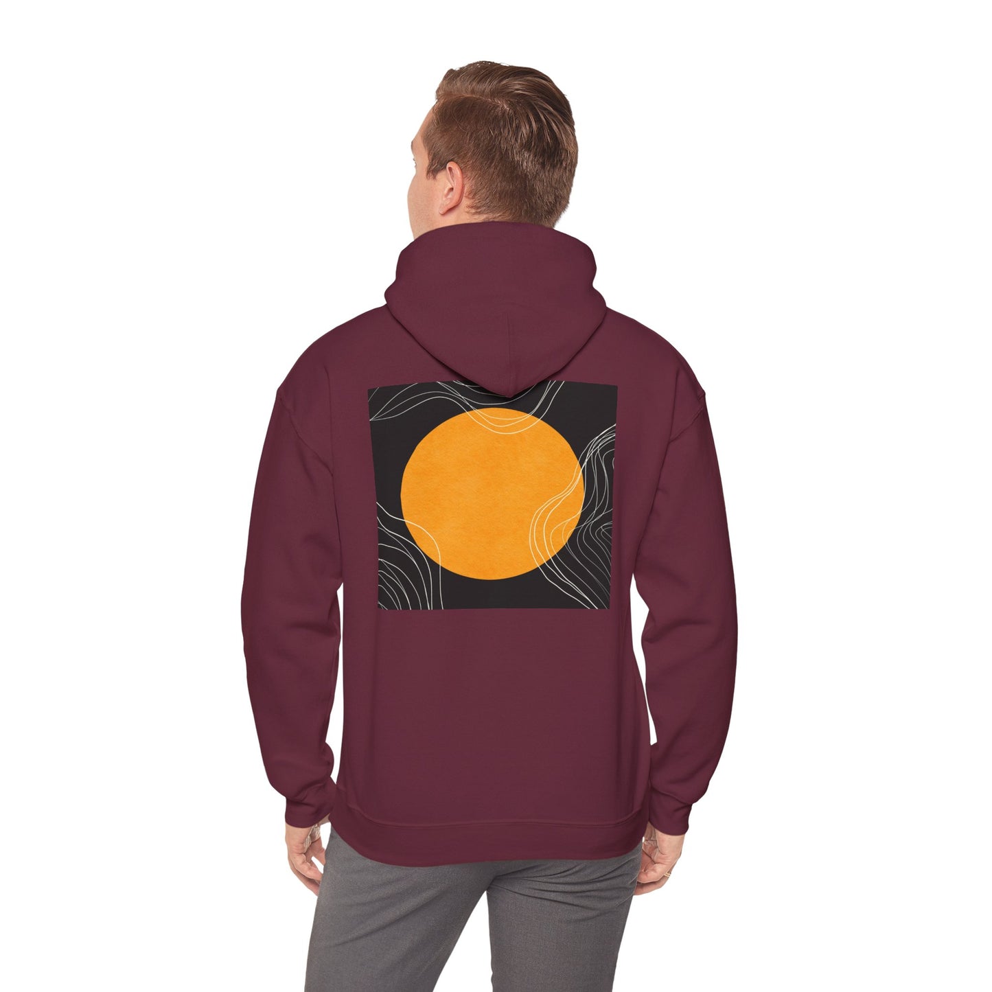 Lotus Sunshine Unisex Hoodie, Cozy Sweatshirt for Relaxation, Nature Lovers Gift, Everyday Comfort, Inspirational Outfit, Gift for Him, Gift for Her, Abstract Crewneck