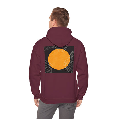 Lotus Sunshine Unisex Hoodie, Cozy Sweatshirt for Relaxation, Nature Lovers Gift, Everyday Comfort, Inspirational Outfit, Gift for Him, Gift for Her, Abstract Crewneck