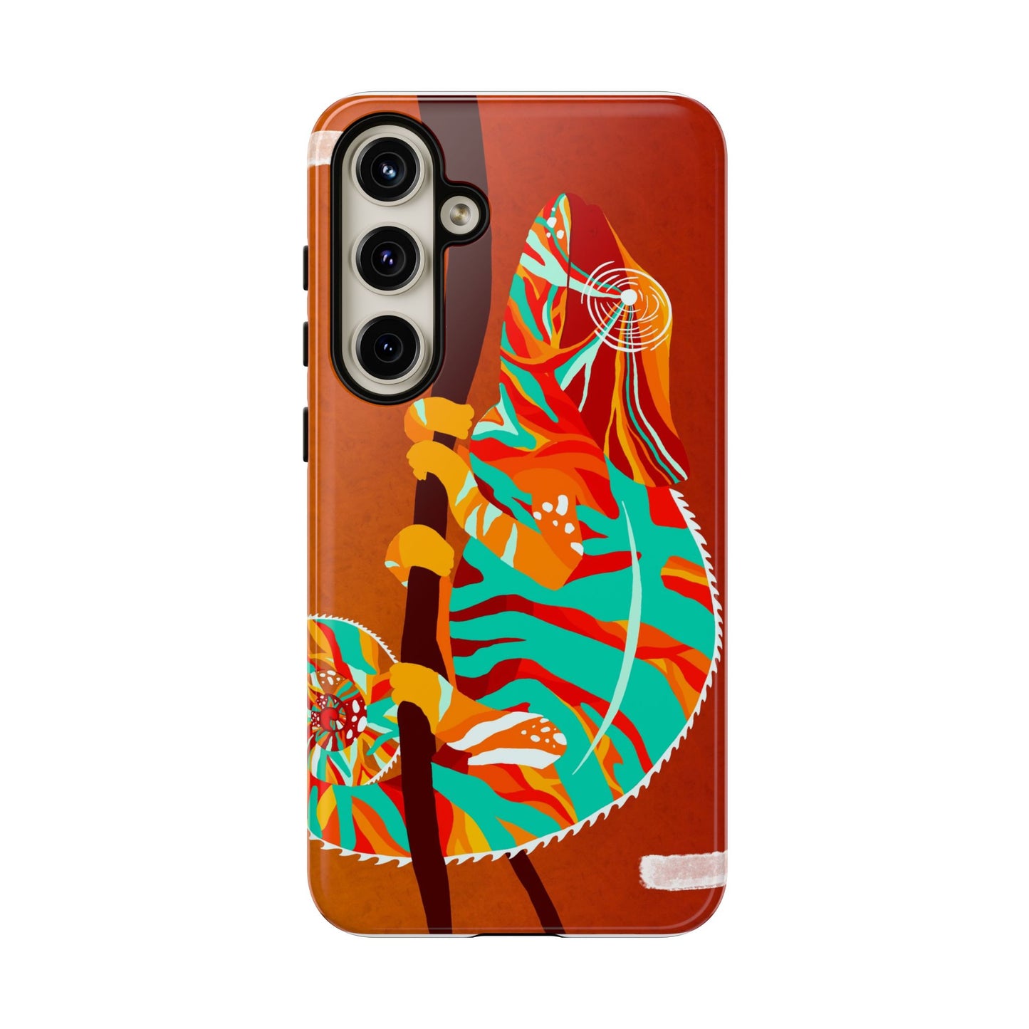 Chameleon Phone Case - Vibrant Artistic Design, Tough Cases for Animal Lovers, Unique Gift, Eco-Friendly Protection
