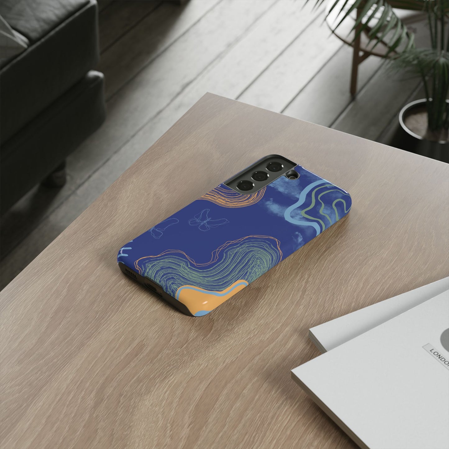 Artistic Phone Case, Abstract Phone Cover, Gift for Her, Modern Design, Boho Phone Case, Unique Phone Accessories