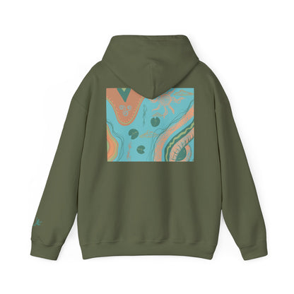 Chic Abstract Art Hoodie for Comfort & Style, Unisex Pullover, Cozy Sweatshirt, Trendy Gift for Art Lovers, Casual Outfit Must-Have
