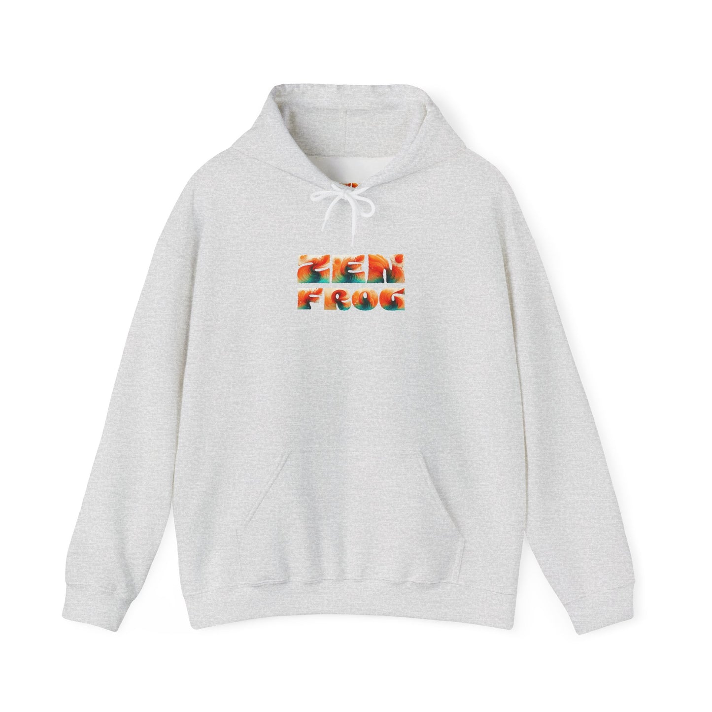 Vibrant Unisex Hoodie with Zen Frog and Snake Design, Cool Gift for Nature Lovers, Casual Wear for All Occasions, Gift for Her, Cool Hoodies