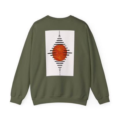 Lotus & Sun Graphic Sweatshirt, Relaxed Fit Crewneck, Perfect Gift for Spring, Cozy Fashion, Unisex Apparel, Gift for Him, Gift for Her, Fall Vibes, Autumn Crewneck