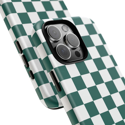 Stylish Checkered Phone Case, Protective Cover, Unique Gift, Trendy Accessory, Customizable Design, Ideal for All Ages