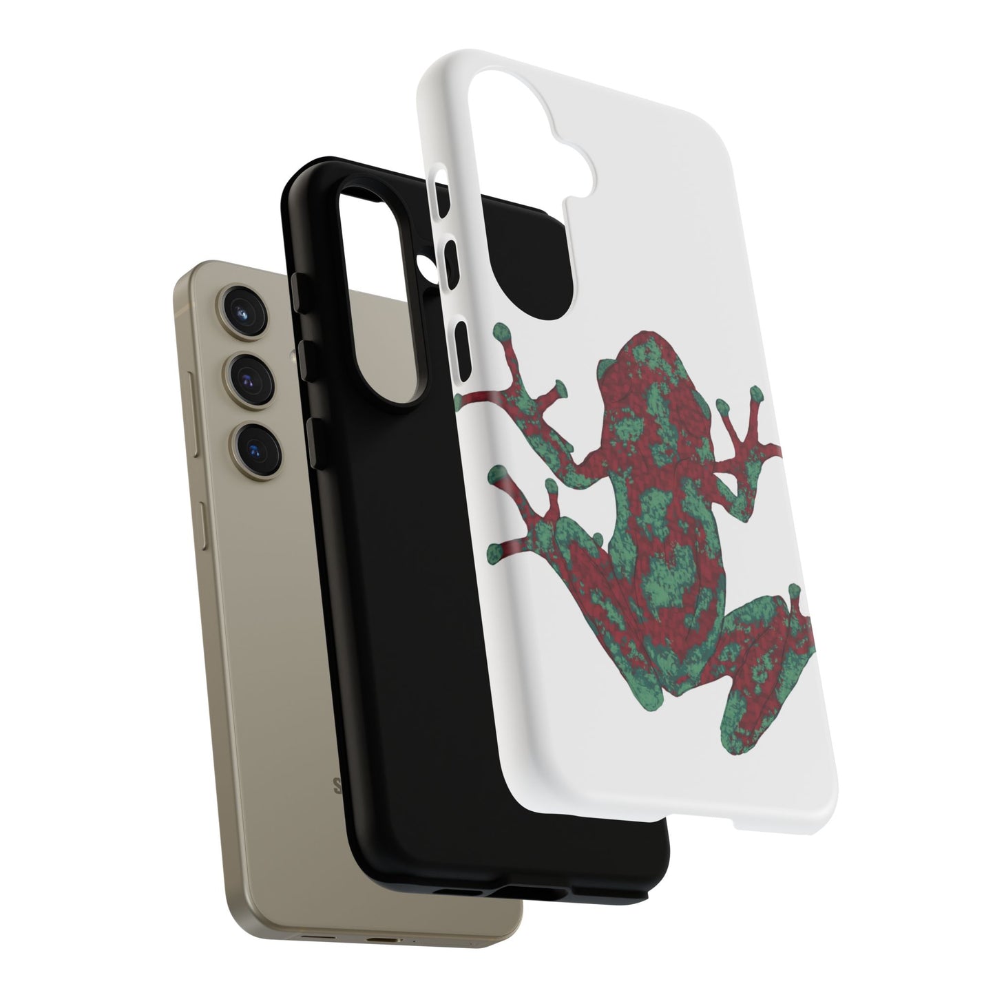 Frog Phone Case, Tough Cases, Eco-Friendly Phone Accessories, Unique Gifts for Nature Lovers, Cute Frog Design