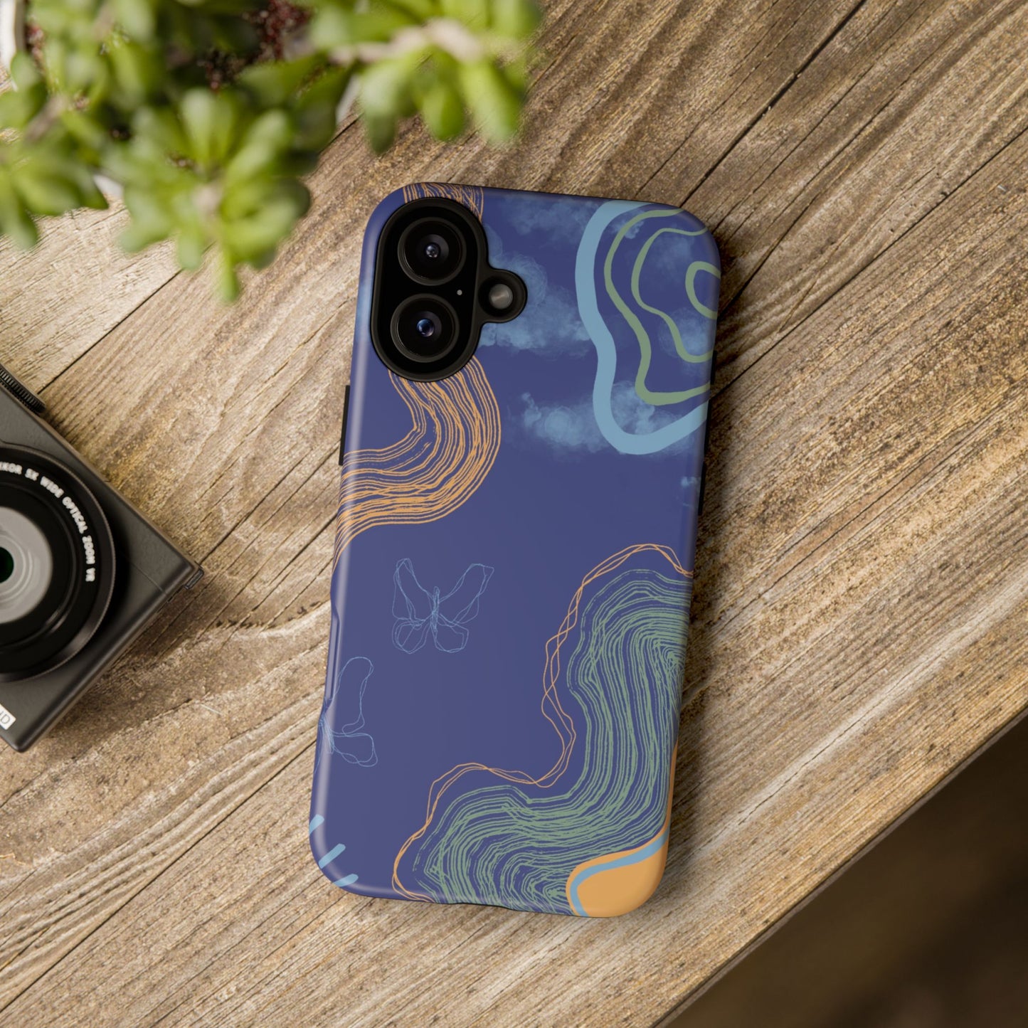 Artistic Phone Case, Abstract Phone Cover, Gift for Her, Modern Design, Boho Phone Case, Unique Phone Accessories