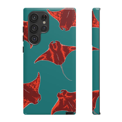 Manta Ray Phone Case, Tropical Phone Cover, Ocean Vibe Accessories, Summer Gift Idea, Marine Animal Merchandise