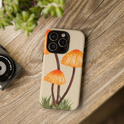 Mushroom Phone Case, Tough Cases for Nature Lovers, Unique Phone Covers, Gifts for Eco Enthusiasts, Fun Protective Cases