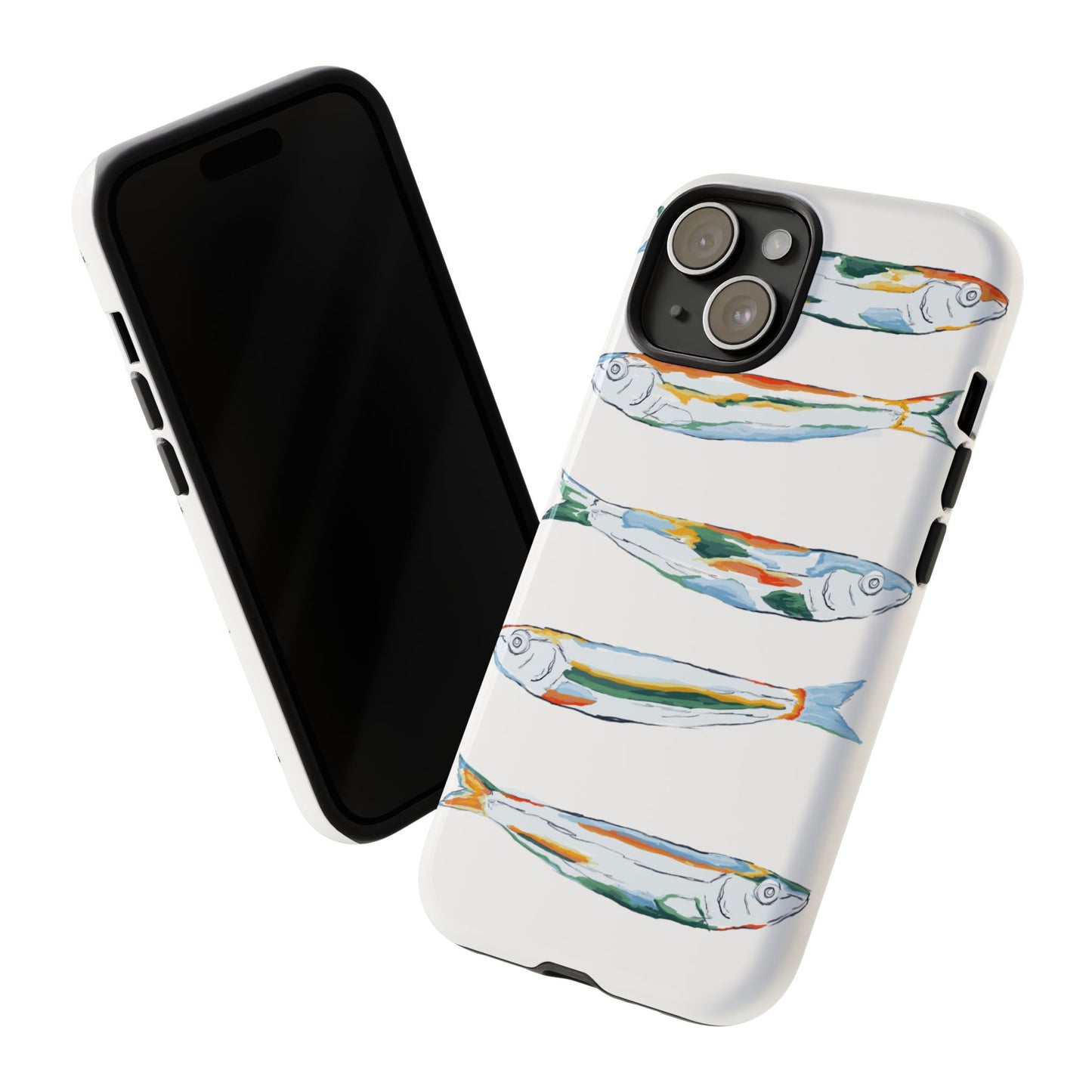 Tough Cases – Artistic Fish Design Phone Case, Unique Gift for Aquatic Lovers, Perfect for Birthdays, Holidays, and Everyday Use, Quirky Cases, Fun Phone Cases