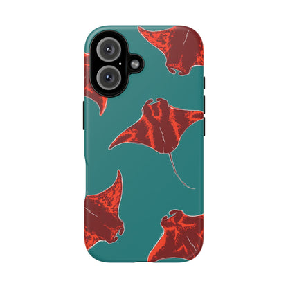 Manta Ray Phone Case, Tropical Phone Cover, Ocean Vibe Accessories, Summer Gift Idea, Marine Animal Merchandise