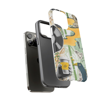 Artistic Phone Case, Unique Cell Phone Cover, Trendy Gifts for Music Lovers, Eco-Friendly Phone Accessory, Stylish Tech Gifts, Cool Cases, Unique Phone Cases
