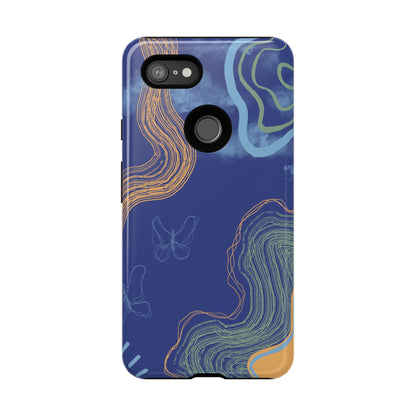 Artistic Phone Case, Abstract Phone Cover, Gift for Her, Modern Design, Boho Phone Case, Unique Phone Accessories