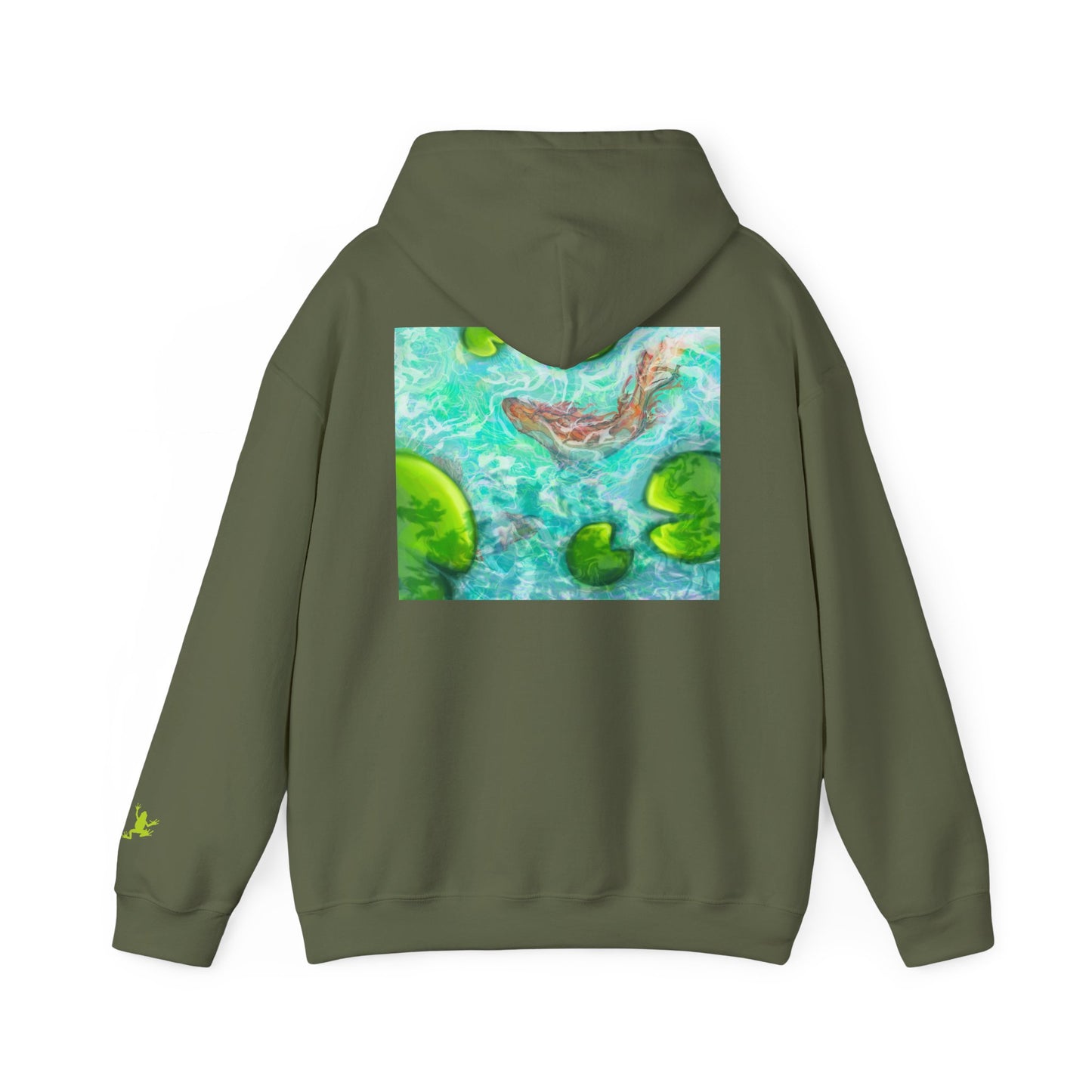 Nature-Inspired Unisex Hooded Sweatshirt, Comfortable Pullover, Casual Clothing, Eco-Friendly Gift, Chill Vibe Hoodie, Relaxing Outfit