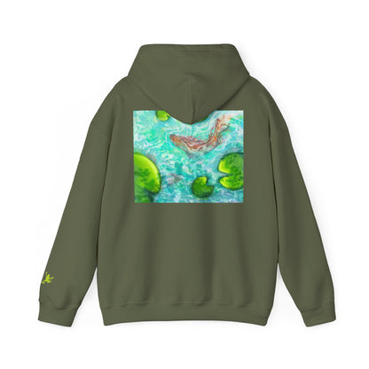 Nature-Inspired Unisex Hooded Sweatshirt, Comfortable Pullover, Casual Clothing, Eco-Friendly Gift, Chill Vibe Hoodie, Relaxing Outfit