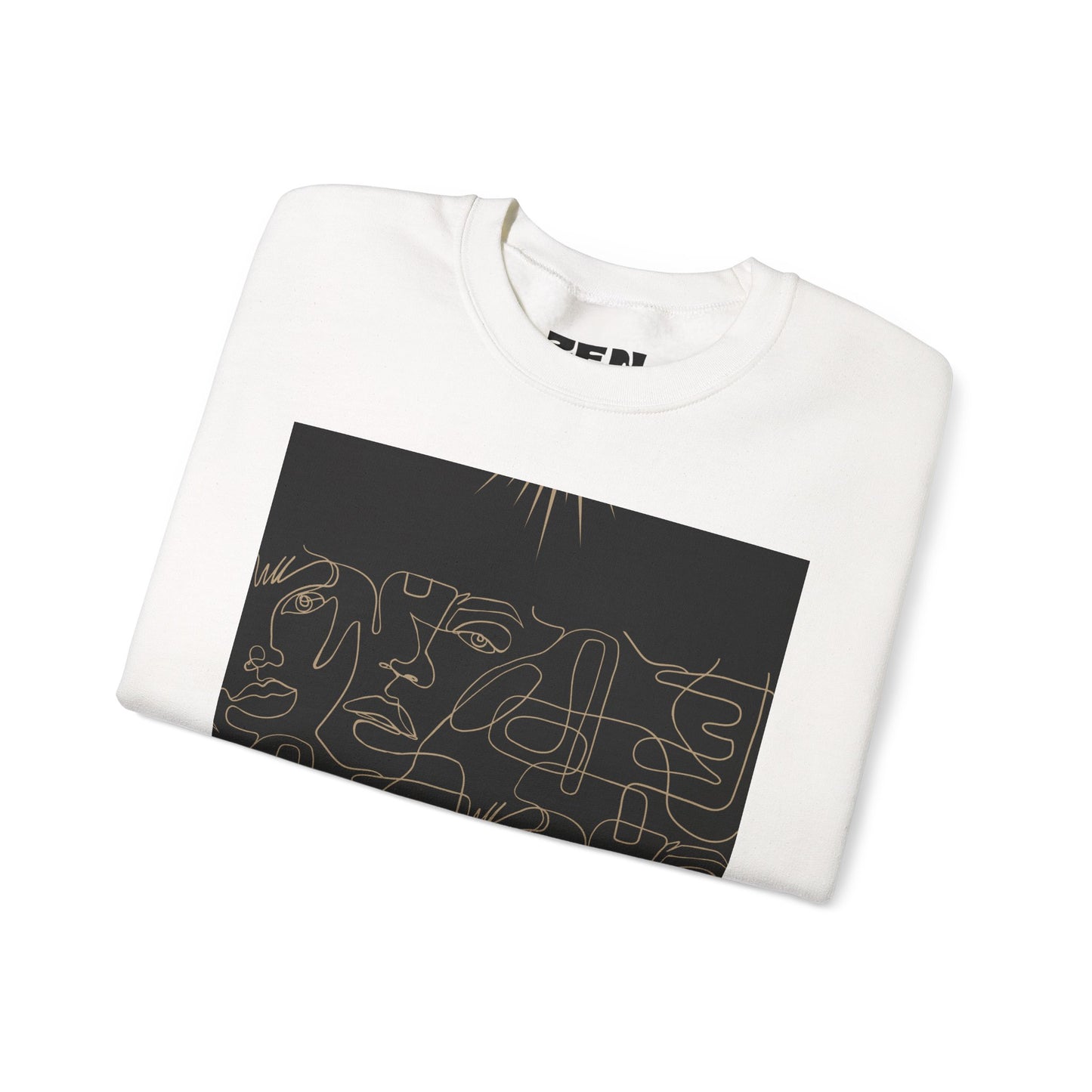 Stylish Unisex Crewneck Sweatshirt - Modern Art Design, Cozy Gift for Him/Her, Perfect for Fall, Casual Wear, Art Lovers, Abstract, Minimalist, Autumn Vibes