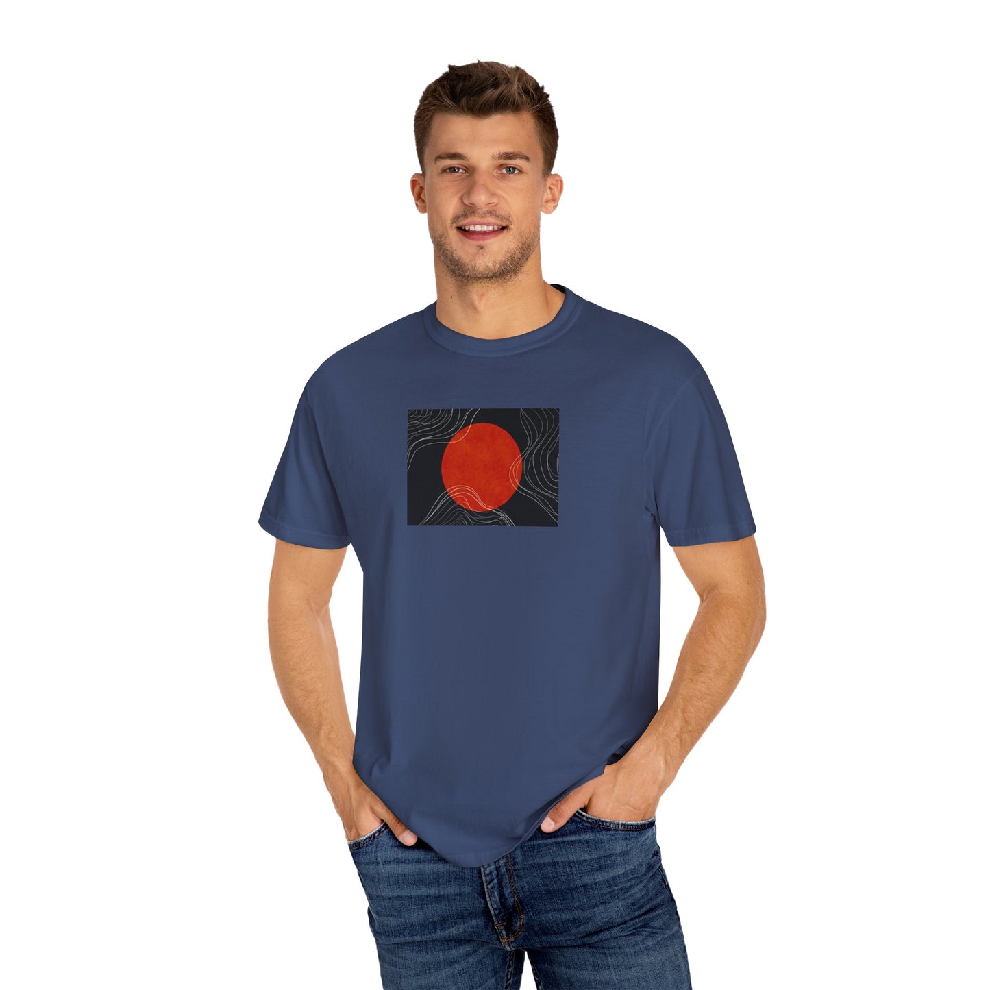 Sunset Vibes Unisex T-Shirt, Casual Summer Tee, Bohemian Shirt, Gift for Art Lovers, Men's and Women's Fashion
