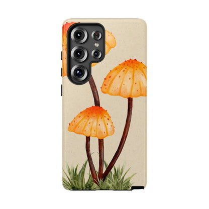 Mushroom Phone Case, Tough Cases for Nature Lovers, Unique Phone Covers, Gifts for Eco Enthusiasts, Fun Protective Cases