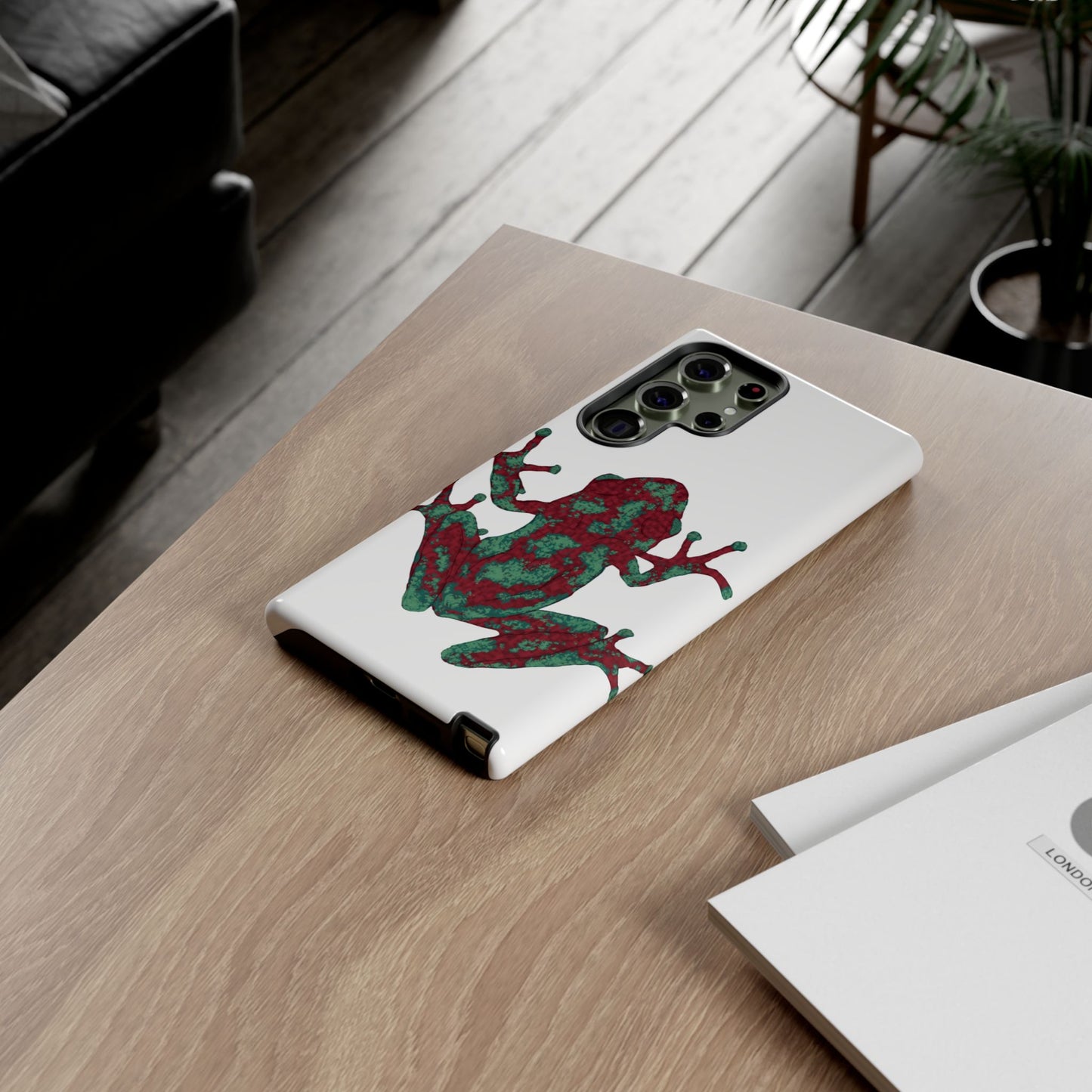 Frog Phone Case, Tough Cases, Eco-Friendly Phone Accessories, Unique Gifts for Nature Lovers, Cute Frog Design