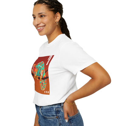 Vibrant Chameleon T-Shirt | Eco-friendly Fashion Tee, Unisex Graphic Tee, Animal Lover Shirt, Gift for Nature Enthusiasts
