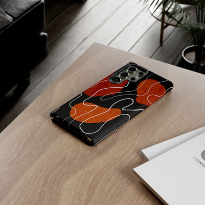 Stylish Phone Case with Abstract Design, Tough Cases for Modern Life, Trendy Phone Accessory, Unique Gift Idea, Holiday Present
