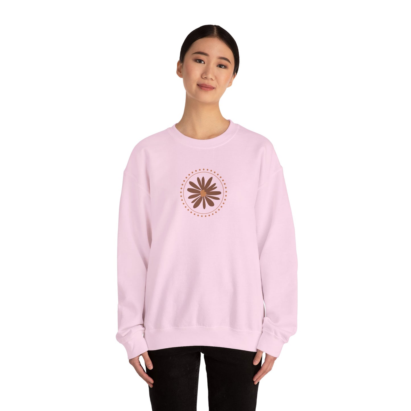 Floral Crewneck Sweatshirt, Cozy, Unisex, Gifts for Her, Casual Wear, Trendy Sweatshirt, Perfect for Fall