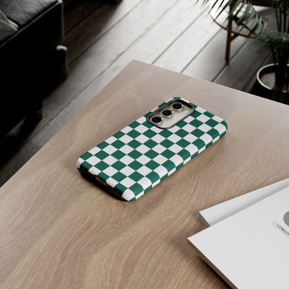 Stylish Checkered Phone Case, Protective Cover, Unique Gift, Trendy Accessory, Customizable Design, Ideal for All Ages