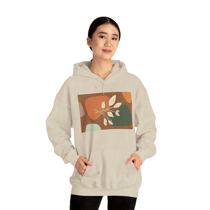 Botanical Design Unisex Hoodie, Cozy Sweatshirt for Nature Lovers, Gift for Friends, Autumn Fashion, Comfortable Casual Wear