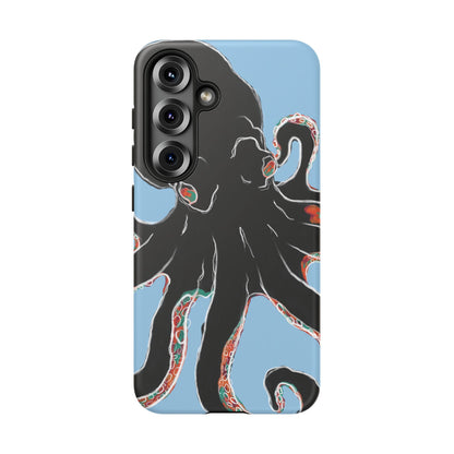 Octopus Tough Phone Case, Sea Creature Design, Ocean Lover Gift, Unique Phone Cover, Underwater Artwork