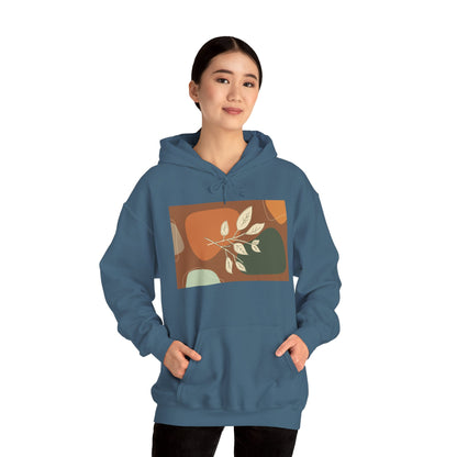 Botanical Design Unisex Hoodie, Cozy Sweatshirt for Nature Lovers, Gift for Friends, Autumn Fashion, Comfortable Casual Wear