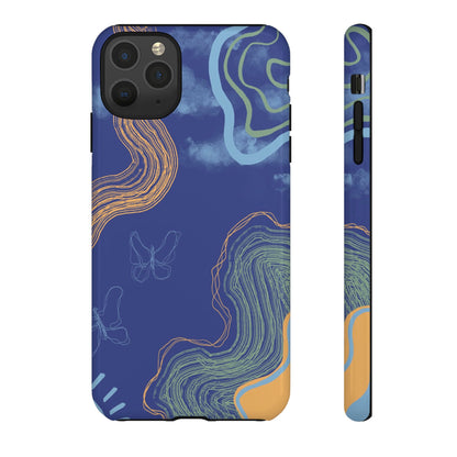 Artistic Phone Case, Abstract Phone Cover, Gift for Her, Modern Design, Boho Phone Case, Unique Phone Accessories