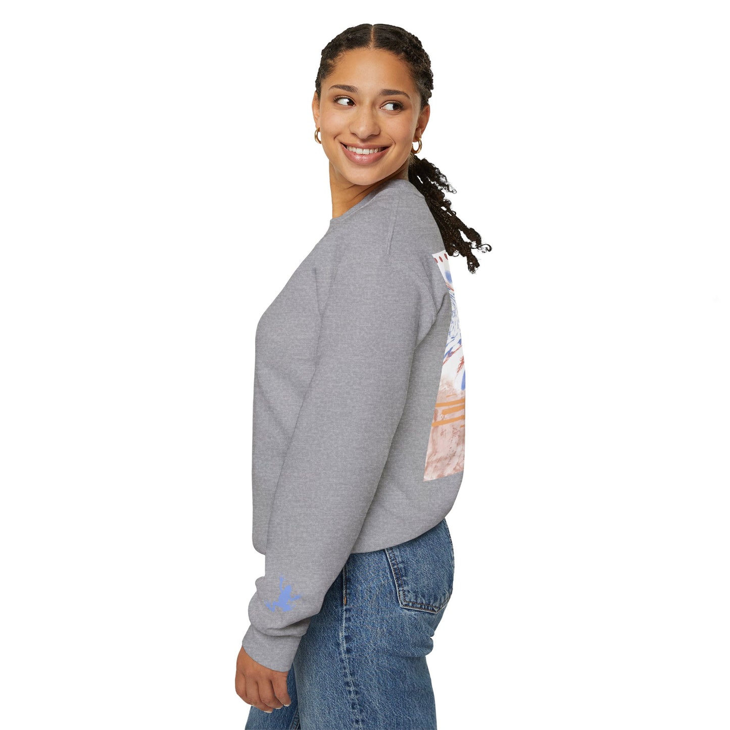 Artistic Unisex Crewneck Sweatshirt - Cozy Comfort, Colorful Designs, Gifts for Art Lovers, Relaxing Vibes, Everyday Wear, Unique Style