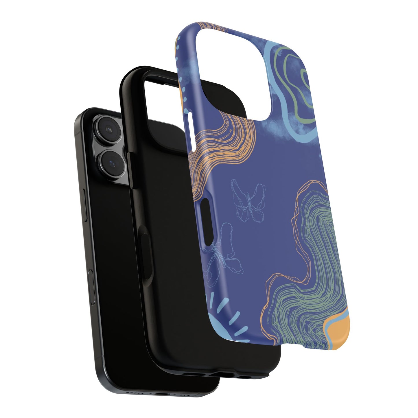 Artistic Phone Case, Abstract Phone Cover, Gift for Her, Modern Design, Boho Phone Case, Unique Phone Accessories