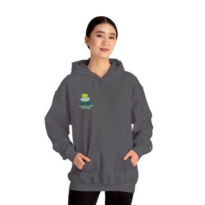 Nature-Inspired Unisex Hooded Sweatshirt, Comfortable Pullover, Casual Clothing, Eco-Friendly Gift, Chill Vibe Hoodie, Relaxing Outfit
